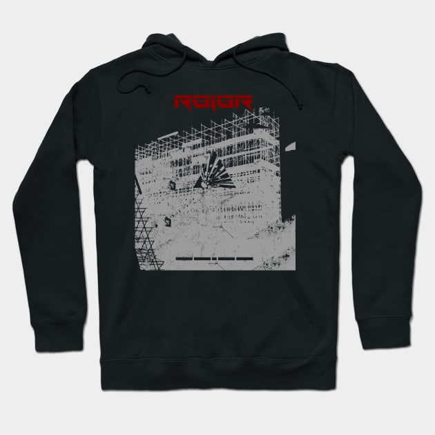 R010R - Industrial scaffold Hoodie by soillodge